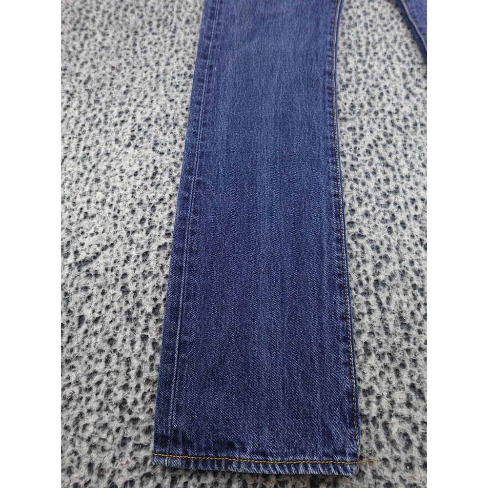 Levi's Straight Leg Jeans Mens 29x34 Blue Button Fly Denim 501 Style - Picture 5 of 15